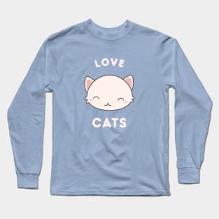 Kawaii Love Kawaii Cats T-Shirt Long Sleeve T-Shirt